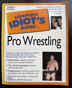 1999 Wrestling Book Idiots guide to Pro Wrestling WWF WWE WCW Captain Lou Albano - Picture 1 of 12