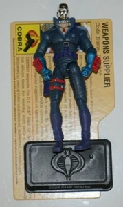 GI JOE COBRA 25th COMIC PACK DESTRO BLUE COMPLETE + FILE CARD - Picture 1 of 1
