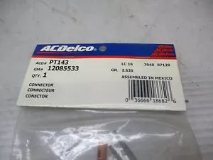 PT143 AC Delco Connectors Front gm 12085533 - Picture 1 of 1