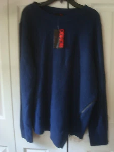 Cárdigan Damas Juniors Mid Evil Azul Talla Grande Nuevo con Etiquetas - Imagen 1 de 2