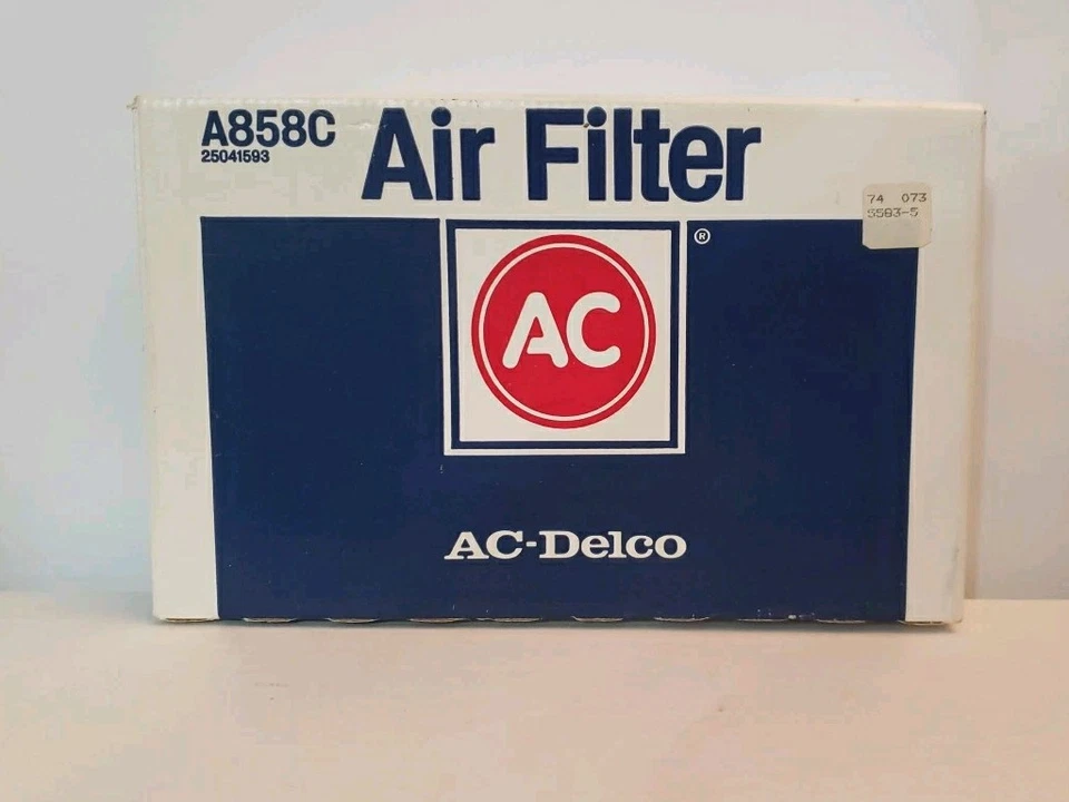 FILTRO DE AR DO MOTOR AC-DELCO A858C 25041593 NOVO ESTOQUE ANTIGO - Imagem 1 de 2