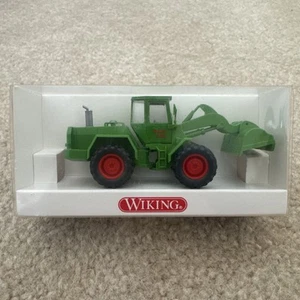 Wiking HO 1/87 Liebherr 531 Frontloader Excavator Green NIB MPN 6510124 - Picture 1 of 7