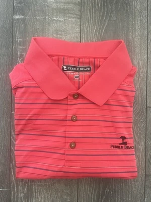 Pebble Beach Short Sleeve Dry-Luxe Performance Polo Golf Shirt Men’s Sz XXL - Image 1 of 4