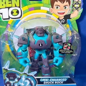 NUOVO Ben 10 OMNI-ENHANCED SHOCK ROCK - Modellino 5" 2018 PLAYMATES TOYS 76115 - Foto 1 di 5