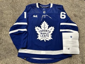 23-24 Toronto Maple Leafs Home Mitch Marner Game Issued Adidas Jersey Not Worn - Picture 1 of 3