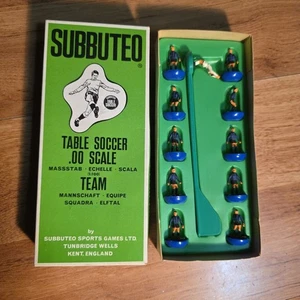 Figuras de futbolín vintage del equipo Subbuteo Inter de Milán en caja #58  - Imagen 1 de 6