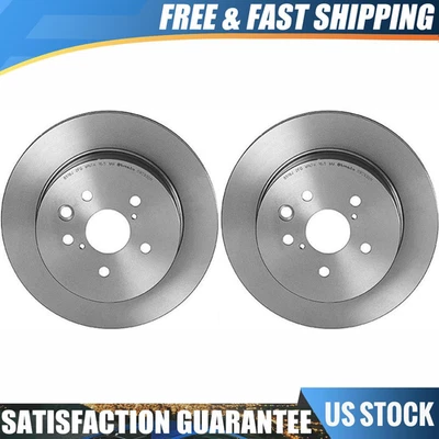 Brembo 2 Rear Brake Rotor Fits 2006 Lexus GS300 2007-2018 Lexus GS350 - Image 1 of 4