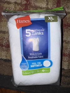 Hanes Jungen 5er Pack cooles feuchtigkeitsableitendes Rundhals T-Shirt weiß Größe XL 18 - Bild 1 von 3