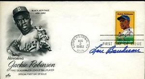 Lou Boudreau Signed Jsa Cert Sticker Fdc Authentic Autograph - Picture 1 of 1