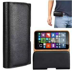 For Nokia 105 Phone Case Leather Belt Clip Pouch Cover - Picture 1 of 10