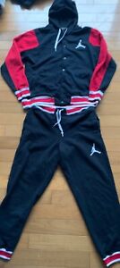 Nike Air Jordan BIG Jumpman Logo Outfit Set Bred (Hoodie 2XL) (Pants XL)
