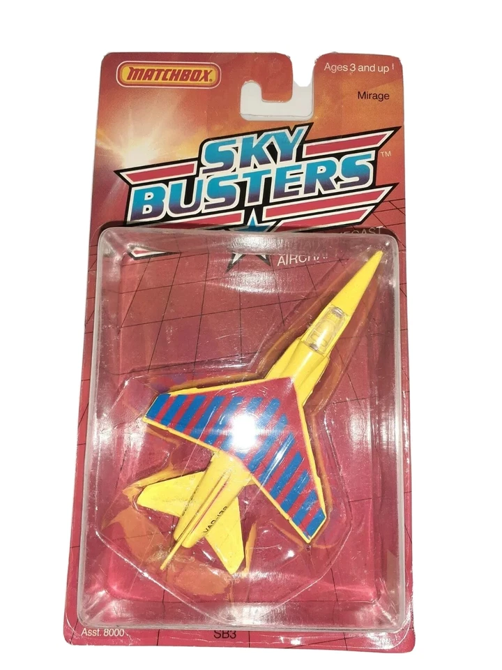Matchbox Sky Busters Mirage Yellow 1988 MISB FREE SHIPPING - Image 1 of 3