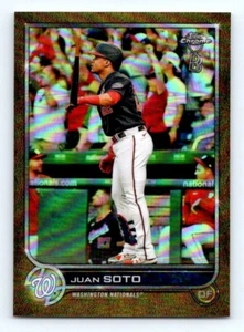 JUAN SOTO - 2022 TOPPS BEN BALLER - GOLD REFRACTOR /50 - Picture 1 of 2