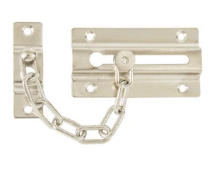 Tuff Stuff Dull Chrome Door Chain Guard Without Key - Picture 1 of 1