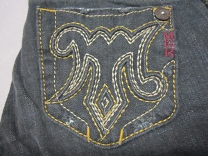 MEK DENIM BOYS GIRLS STOCKHOLM CIGARETTE BLACK SKINNY LEG SLIM JEANS SIZE 12 NEW - Picture 1 of 8