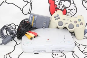 CONSOLA PLAY STATION PS1 PSONE CABLES Y MANDO PAL EUR BUEN ESTADO FUNCIONANDO - Picture 1 of 5