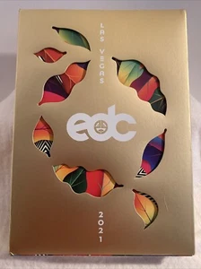EDC Las Vegas 2021 Box & Accessories Bracelet Pins Stickers No Bracelet Included - Picture 1 of 9