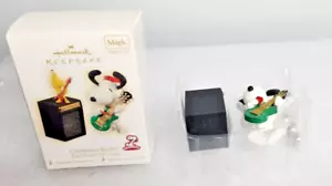 2009 Hallmark Keepsake Christmas Rocks Ornaments Magic Sound The Peanuts Gang - Picture 1 of 9