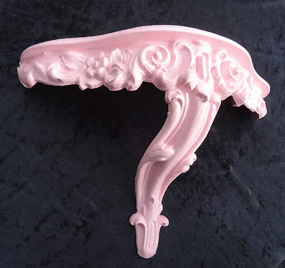 KONSOLE M ANTIK BAROCK ROKOKO RETRO Wandkonsole ROSA 31x21x12cm Wandspiegel NEU