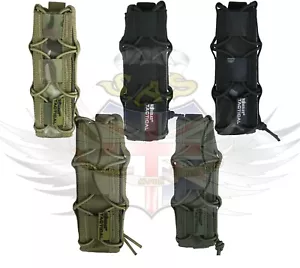 SPEC OPS EXTENDED PISTOL MAGAZINE POUCH,MOLLE,SINGLE,BLACK,COYOTE,GREEN,BTP,9mm - Foto 1 di 13