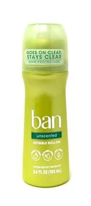 Ban Invisible Roll-On Antiperspirant Unscented 3.5 oz - Picture 1 of 1