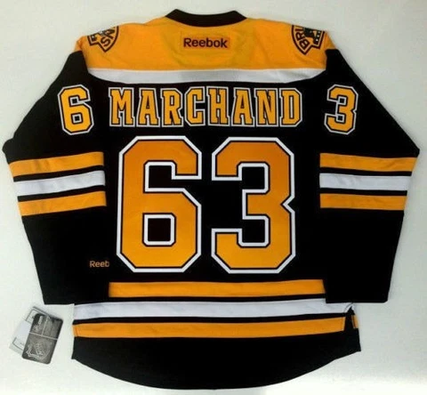 BRAD MARCHAND BOSTON BRUINS REEBOK PREMIER JERSEY Cover