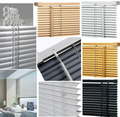 Pvc Venetian Blinds Easy Fit Trimable Home Office Window VENETIAN Blind All Size - Image 1 of 4