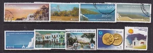 GRECIA... 2004-05 x9 sellos usados diferentes - Imagen 1 de 1