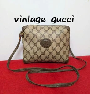 Gucci GG Pattern Shoulder Bag Pochette USED - Picture 1 of 11