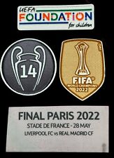 REAL MADRID CHAMPIONS LEAGUE IRON PATCHES BADGES FULL SETS PLAYER