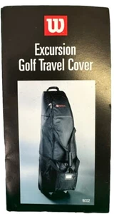 New Wilson Excursion Golf Clubs Bag Case Travel Cover With Wheels - Picture 1 of 11