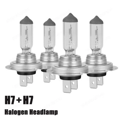 For BMW 525i 530i 2004 2005 2006 2007 Halogen Headlight Combo H7+H7 Bulbs - Image 1 of 4