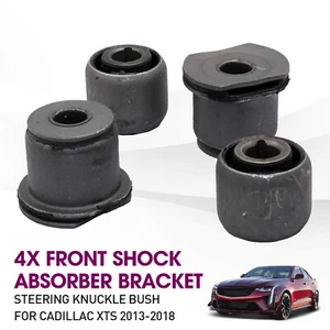 For Cadillac XTS 2013-18 4Pcs Front Shock Absorber Bracket Steering Knuckle Bush - Foto 1 di 14