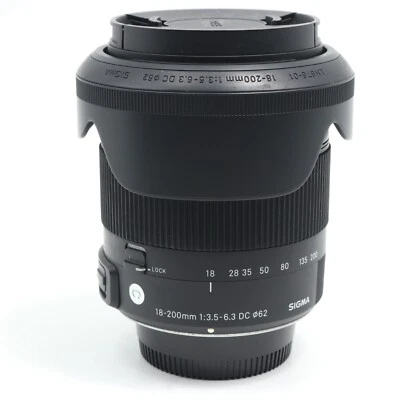 SIGMA 18-200mm F3.5-6.3 DC MACRO OS HSM Contemporary Nikon F DX mount [Near Mi ] - Image 1 of 4