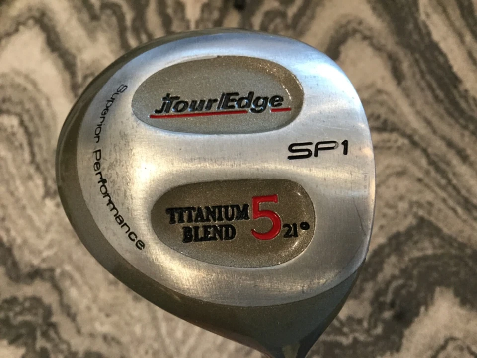 Tour Edge Golf SP1 Titanium Blend 21* 5 Fairway Wood Graphite SP1 Shaft RH NICE - Image 1 of 4