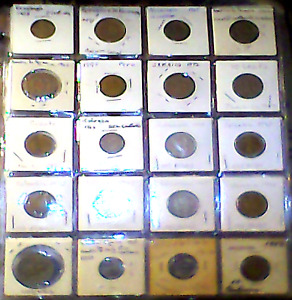 COINS OF THE WORLD MISCELLANEOUS Lot of Two Hundred (200) Coins; Cosmopolitan!!