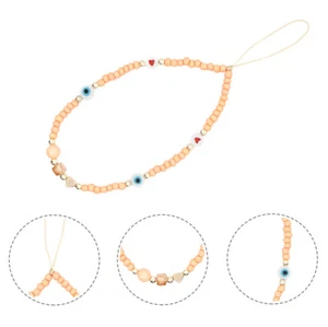 Pearl Mobiltelefonseil Perlenbesetztes Telefonarmband Handgelenk Lanyard Für - Zdjęcie 1 z 12