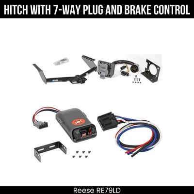 Reese Hitch Tow PKG Brake Control For 08-12 Jeep Liberty w/ Existing USCAR 7-way - Image 1 of 4