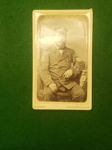 CDV33 Antigua Fotografía CDV Landport Gran Bretaña Sargento del Ejército Real - Imagen 1 de 3