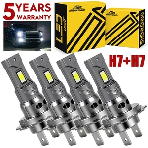 Para Mercedes-Benz C300 2008-2017 - Faro delantero LED 4 piezas bombilla haz alto-bajo D8 - Imagen 1 de 10