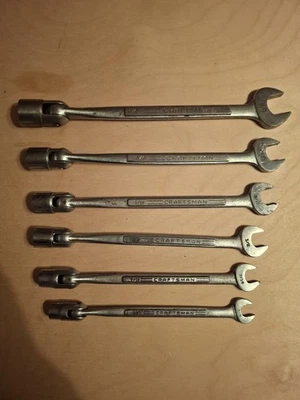 Juego de 6 llaves de vaso/llaves Craftman vintage hecho en EE. UU.  Foto 1 de 4