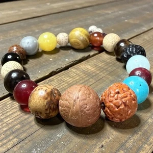 Pulsera Bodhi 18 Cuentas Ajustable Nueva - Imagen 1 de 3