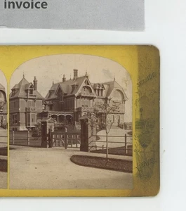 Residence Nathan Matthews Esq Newport RI Rhode Island Stereoview c1870 - Picture 1 of 3