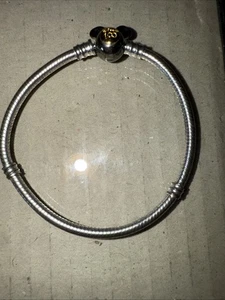PANDORA Disney Mickey Mouse 100th Anniversary Charm Bracelet 7.1" New in pouch - Picture 1 of 4