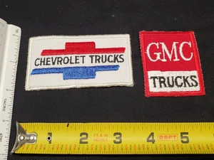 Chevy Chevrolet GMC Trucks 4x4 Off Road Vintage Patch Logo American Flag LOT - Picture 1 of 2