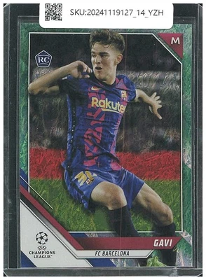 2021 Topps Chrome  UEFA  Champions  League Gavi RC #50 - Image 1 of 2