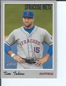 Tim Tebow 2019 Topps Heritage Minors cantidad - Imagen 1 de 1