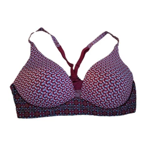 Victoria's Secret Wireless Pullover Lightly Lined Plunge Racerback Bra 34D BBV - Picture 1 of 6