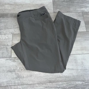 Outdoor Research Ferrosi Pants Women 14 Short Gray Straight Leg Hike Performance - Imagen 1 de 16