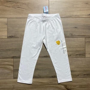 Cat & Jack Girls Tough Cotton Pull On Capri Leggings Size Large 10/12 White - Picture 1 of 10